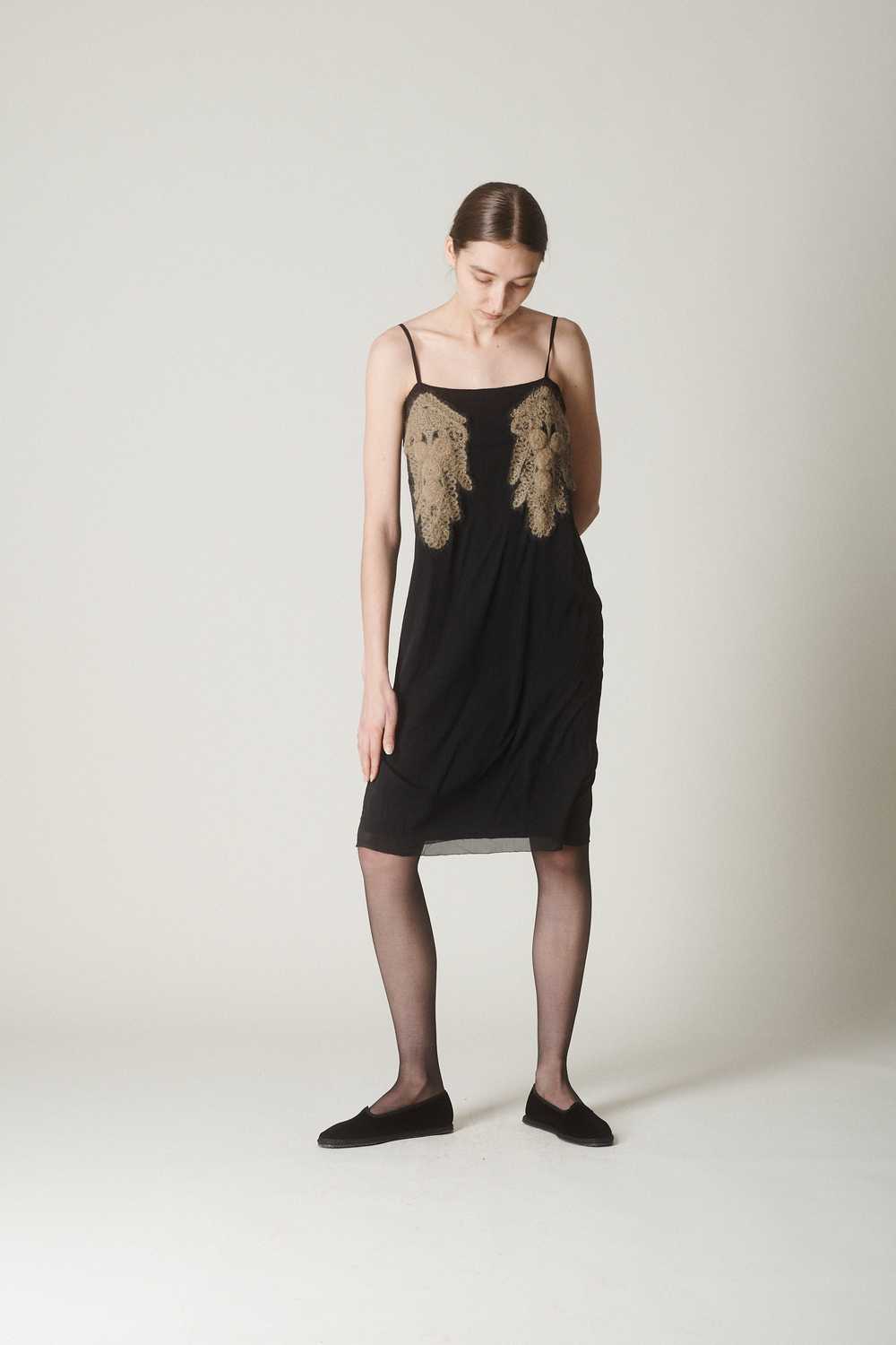 Knit Aplique Prada Dress - image 3