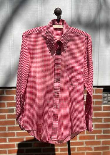 70s Gingham Casual Shirt (S) | Used, Secondhand,…