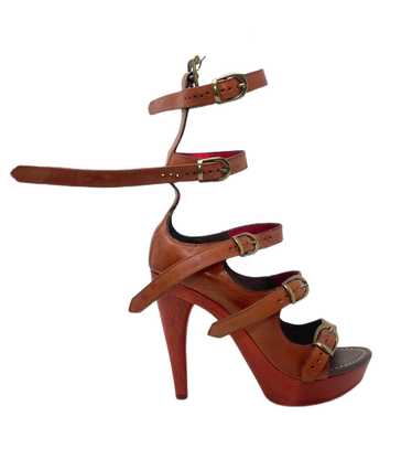 Vivienne Westwood Tan Leather Strappy Sandal, SS09