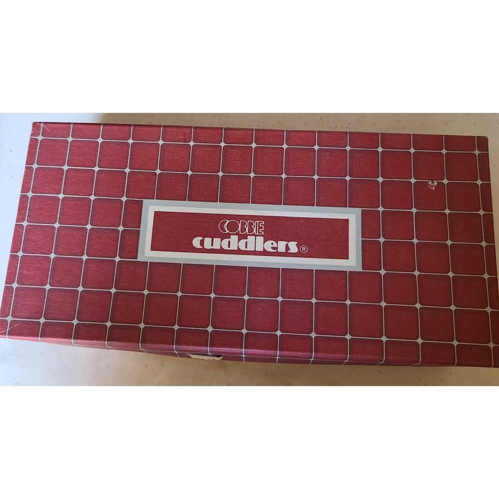 Vintage Cobbie Cuddlers Black Leather Wedge Loafe… - image 8