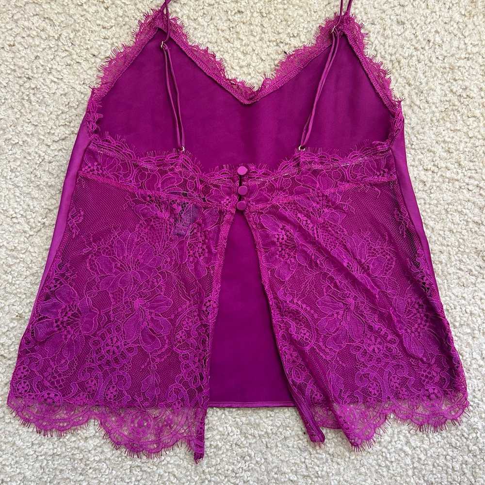 Victoria’s Secret plum purple lace cami top - image 2