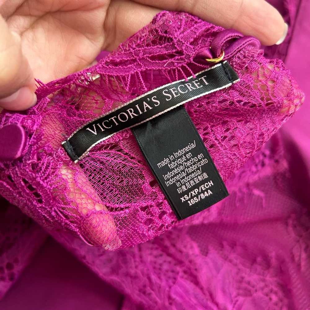 Victoria’s Secret plum purple lace cami top - image 4
