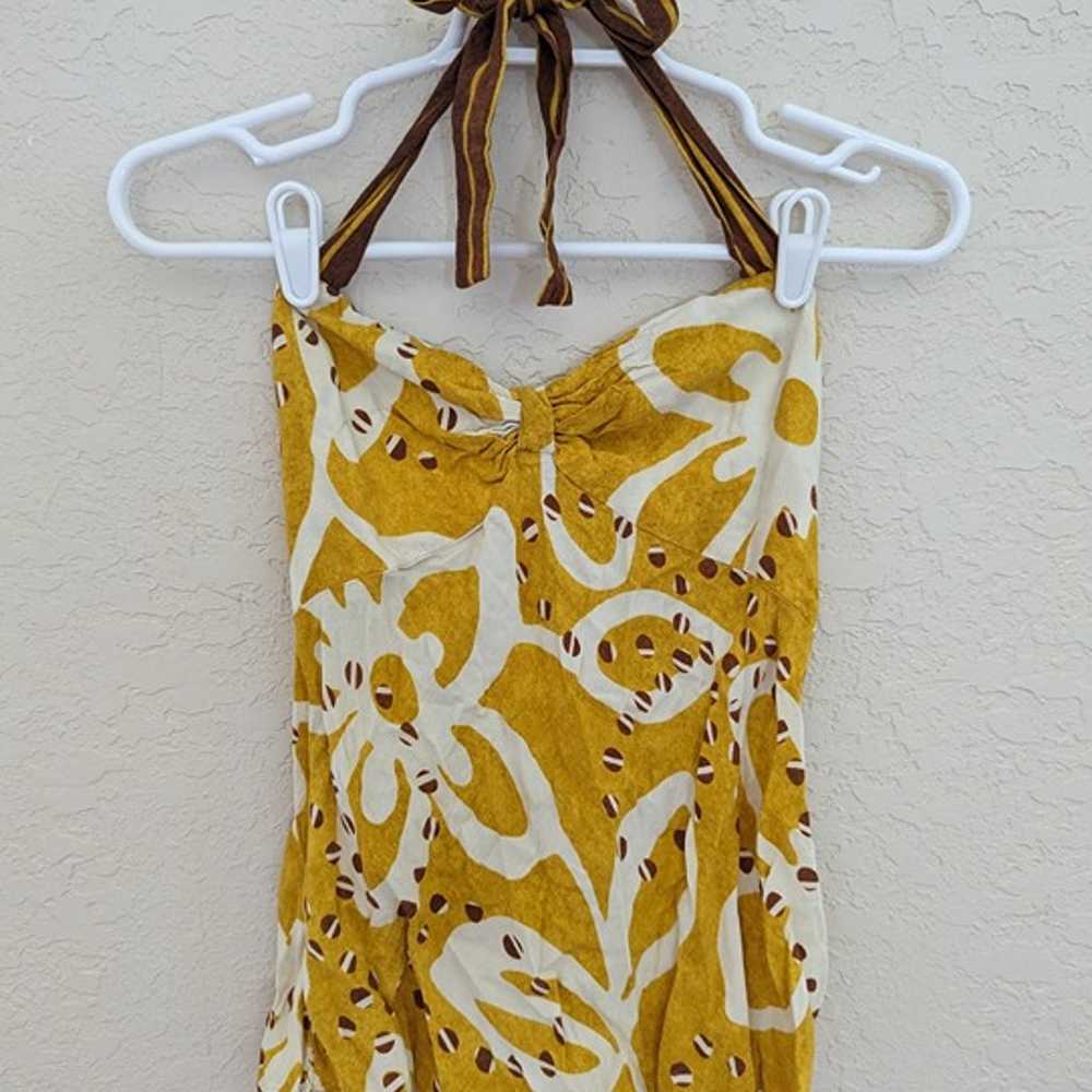 Vintage Jams World Halter Top Size L 100% Rayon C… - image 2