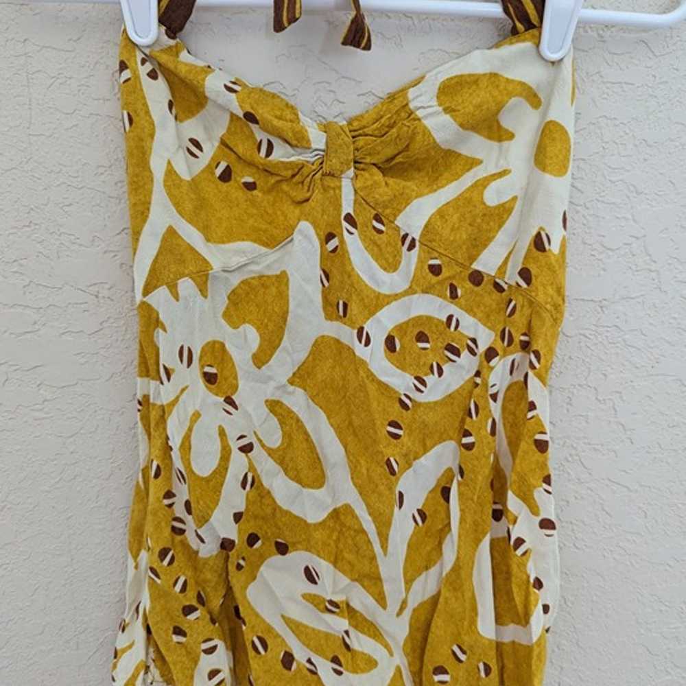 Vintage Jams World Halter Top Size L 100% Rayon C… - image 3