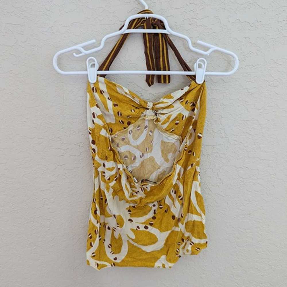 Vintage Jams World Halter Top Size L 100% Rayon C… - image 5