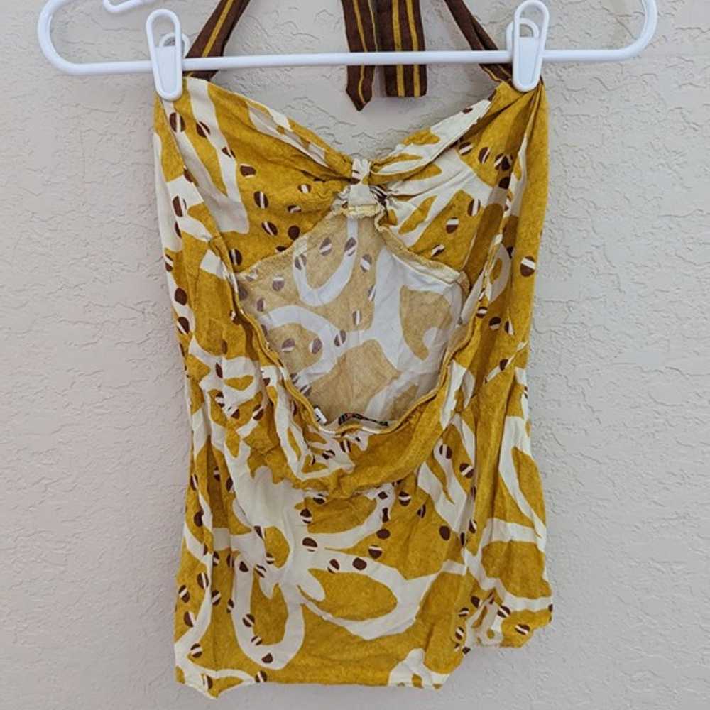 Vintage Jams World Halter Top Size L 100% Rayon C… - image 6