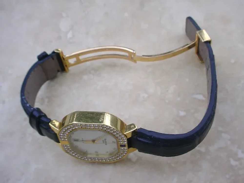 Clerc Geneve 18K Gold Ladies Watch, Diamond Bezel… - image 10