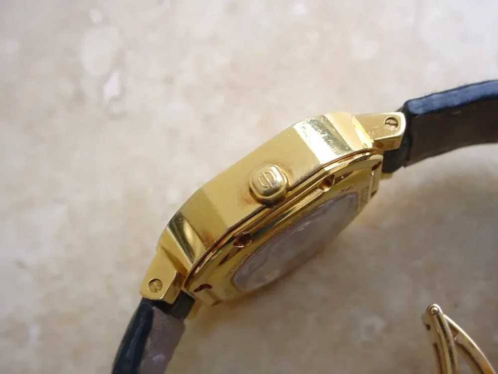 Clerc Geneve 18K Gold Ladies Watch, Diamond Bezel… - image 5