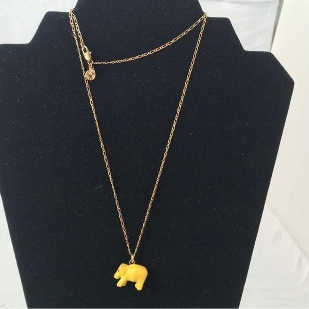 Vintage J. Crew, Metal Enamel Fetish Animal Neckl… - image 7