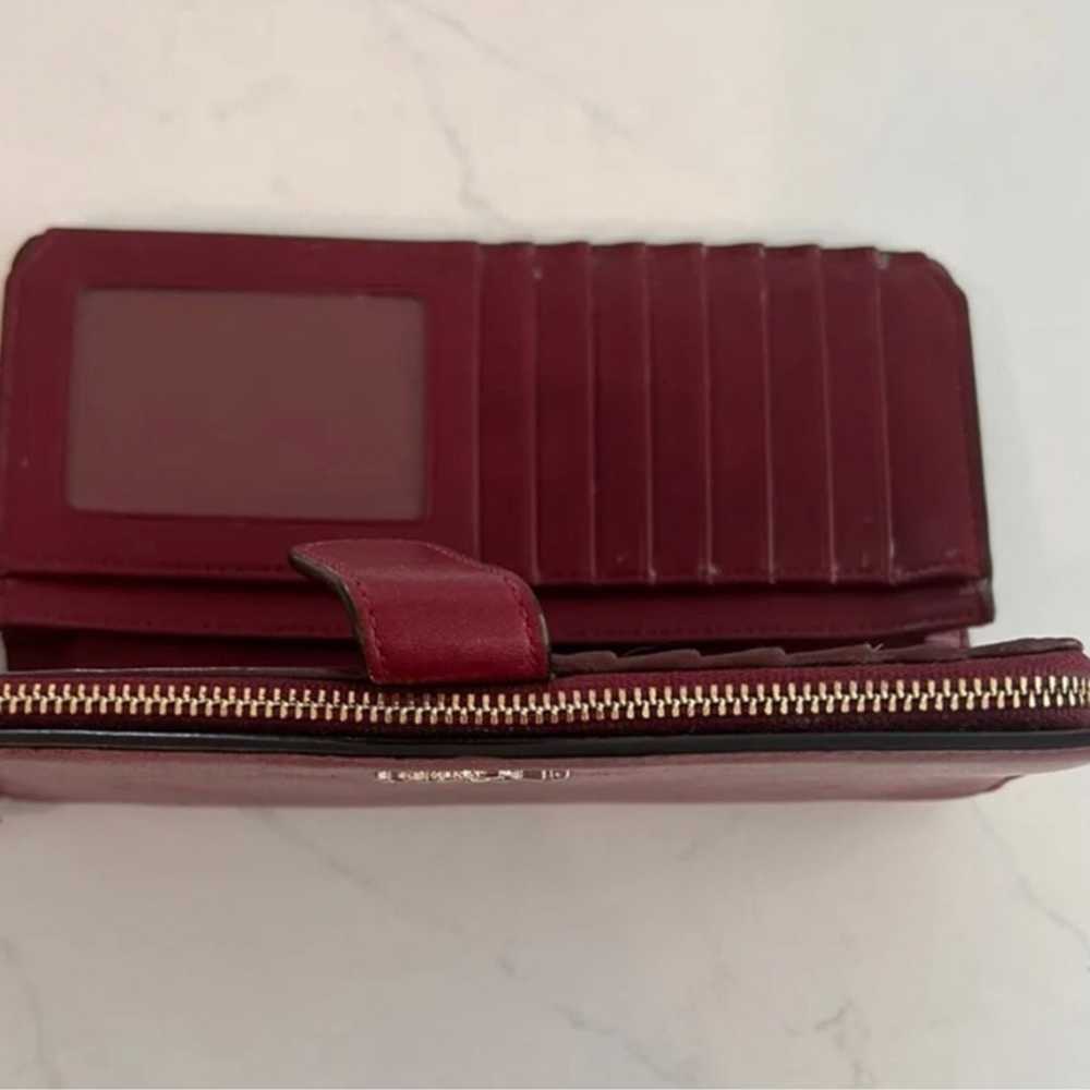 Coach Vintage red leather wallet - image 2
