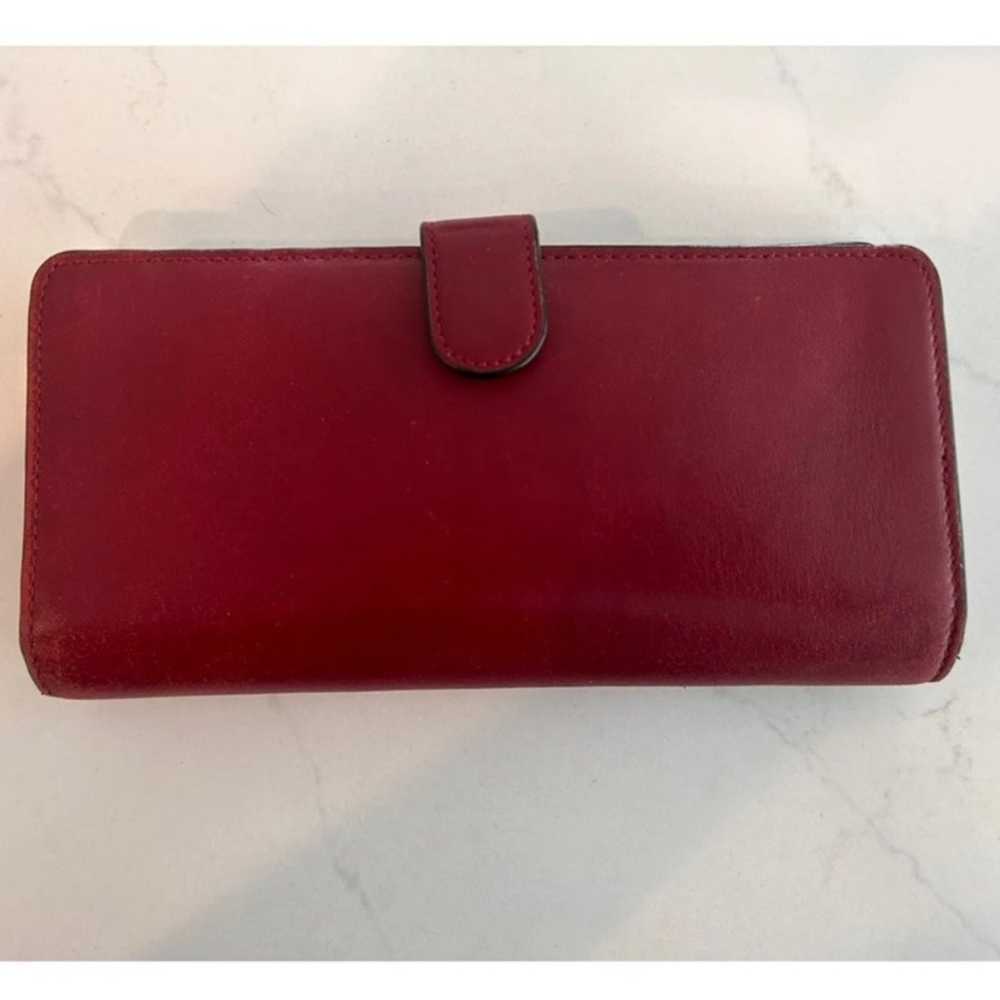 Coach Vintage red leather wallet - image 3