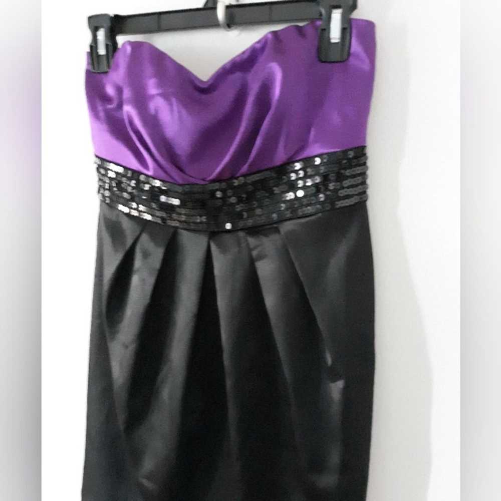 Charlotte Russe Satin Strapless Mini Dress - image 3
