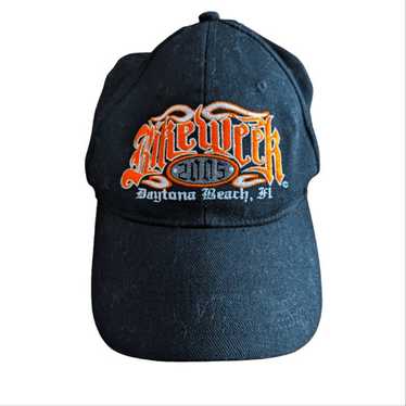 BIKE WEEK 2005 デイトナ キャップ Daytona Beach Motorcycle Biker Hat Black Bike Week Cap 2005