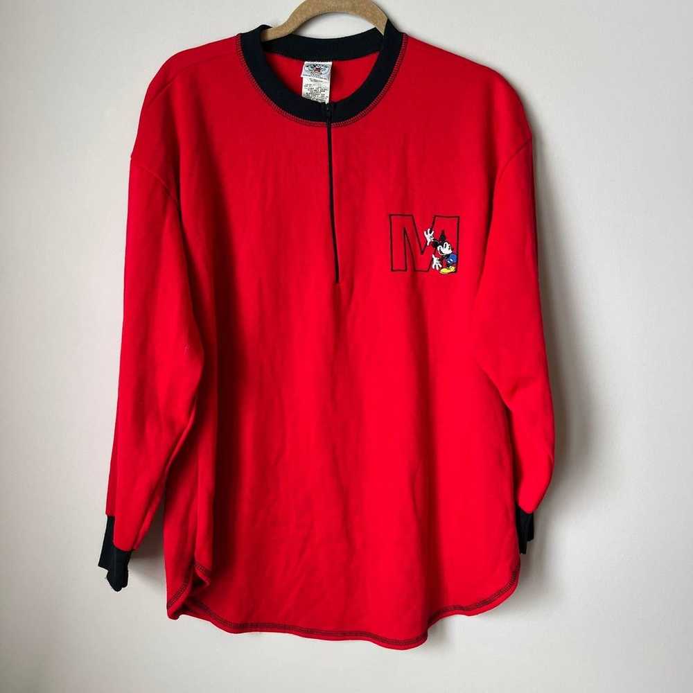 Vintage 1990's Mickey & Co. Disney Fleece Shirt E… - image 1