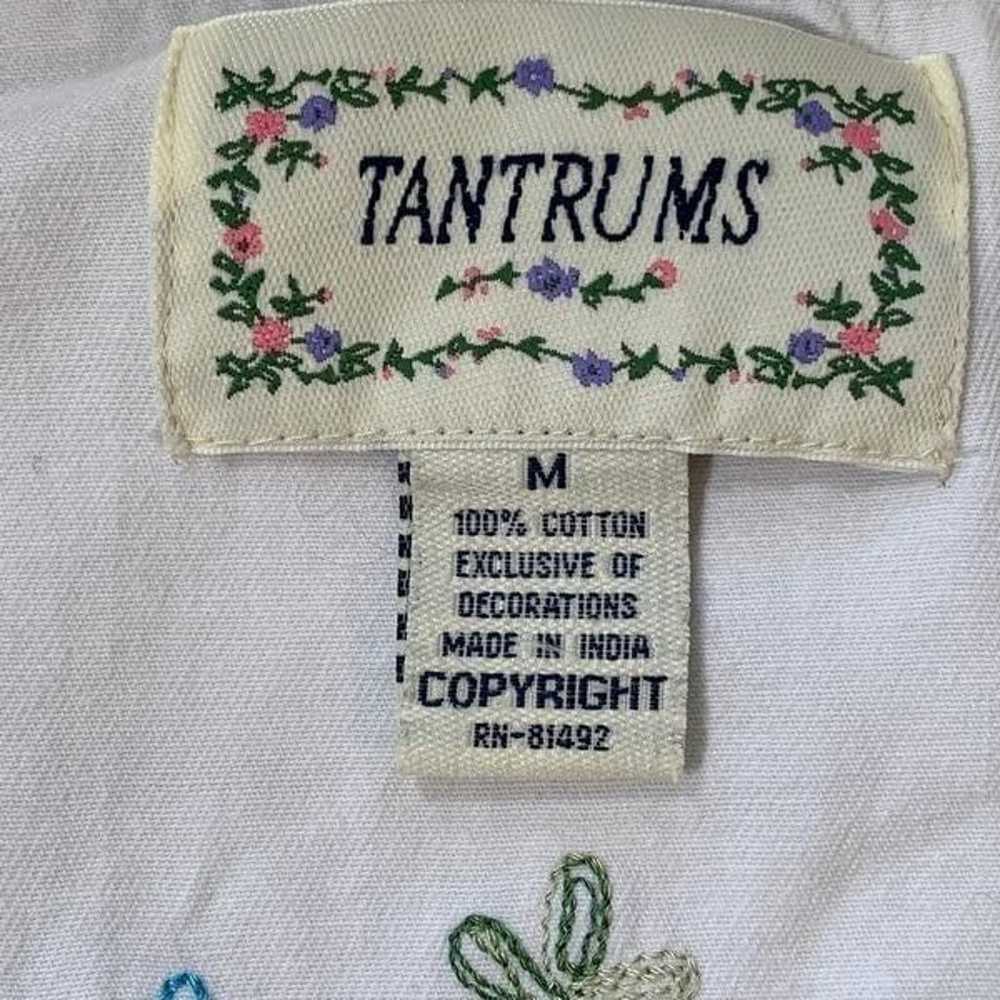 Vintage Tantrums Floral Embroidered Lightweight W… - image 8