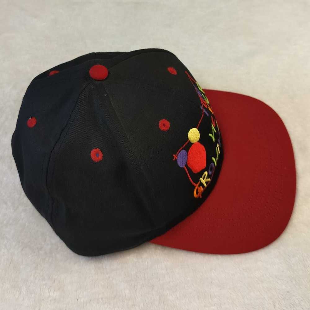 Vintage Mickey Mouse Snapback Hat I AM NEVER GROW… - image 3