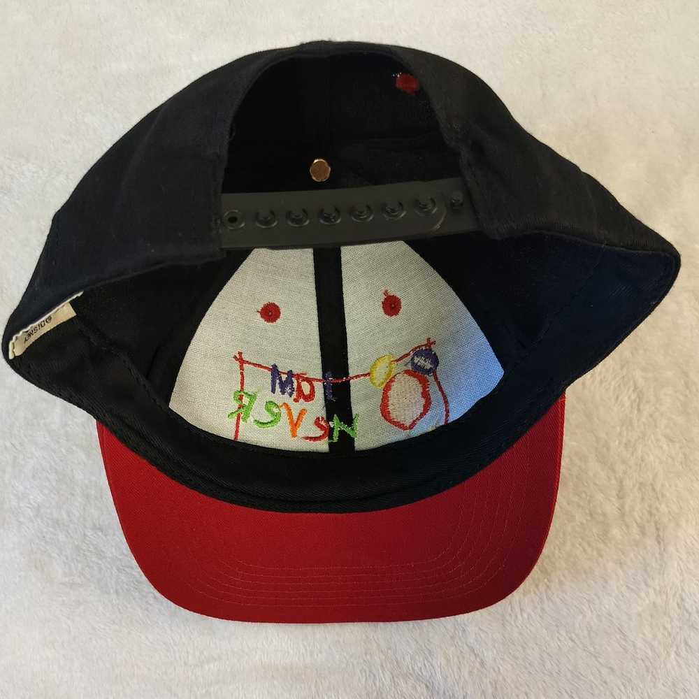 Vintage Mickey Mouse Snapback Hat I AM NEVER GROW… - image 6