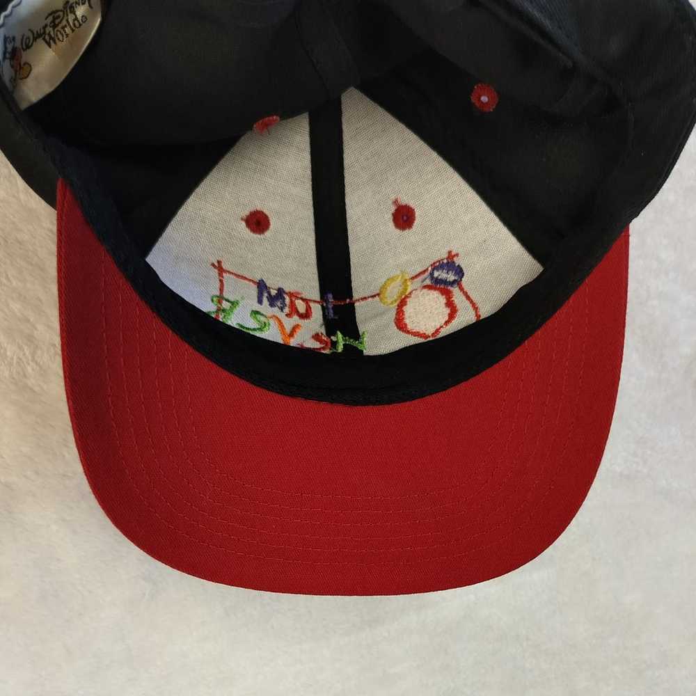 Vintage Mickey Mouse Snapback Hat I AM NEVER GROW… - image 9
