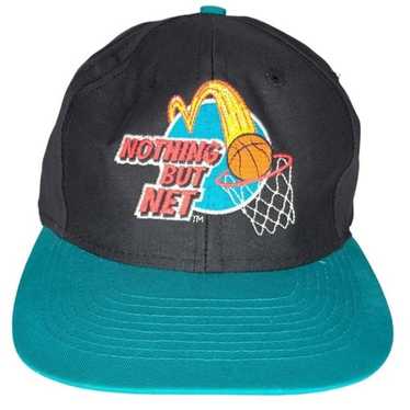 McDonald's Nothing But Net Vintage Snapback Hat - image 1