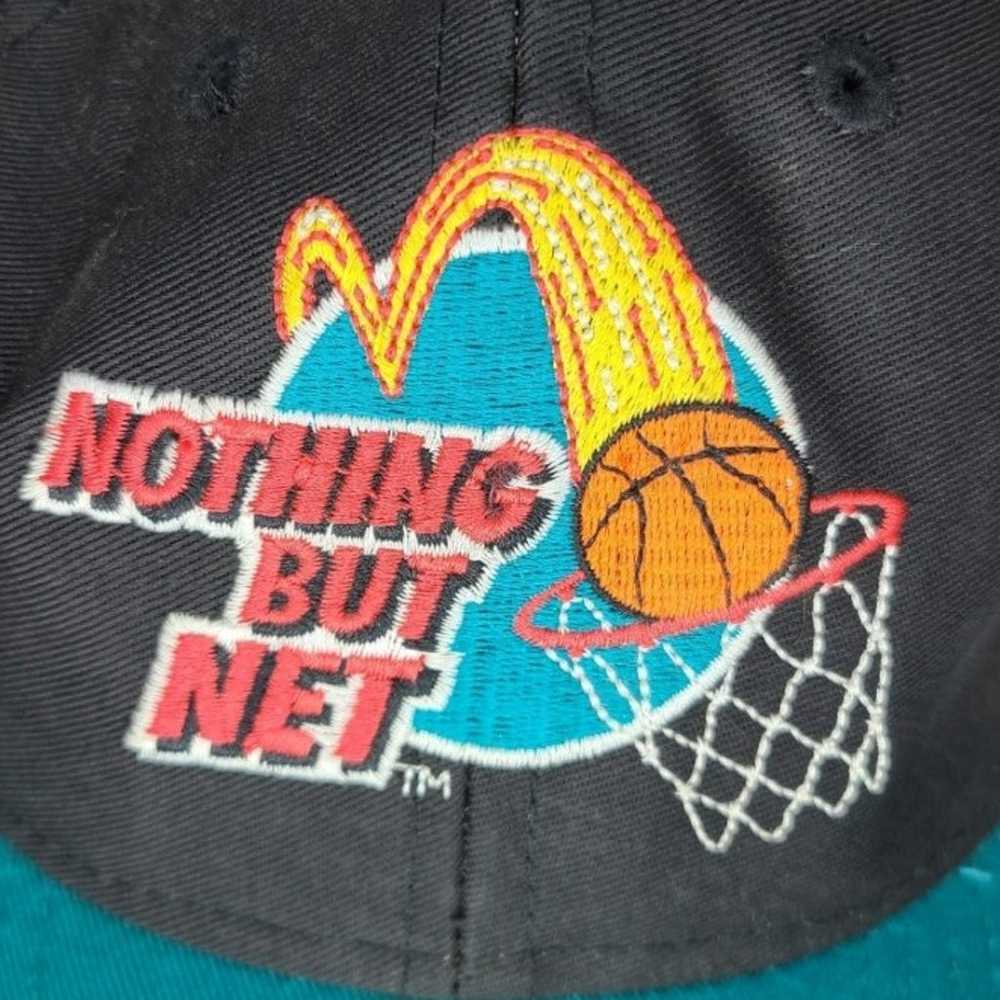 McDonald's Nothing But Net Vintage Snapback Hat - image 8