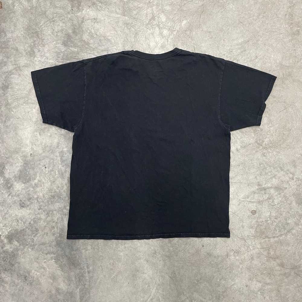 Y2k Original Black Gas Mask T Shirt - image 4