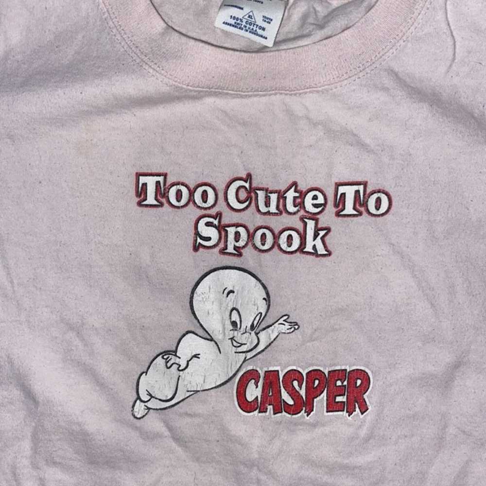 Vintage - Casper The Friendly Ghost T Shirt Too C… - image 3
