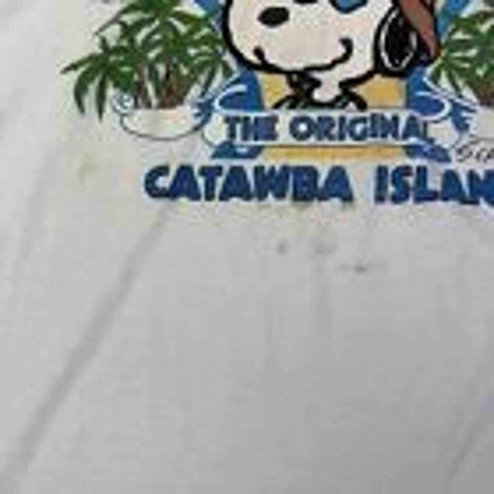 Vintage Snoopy Joe Lifeguard White T Shirt Men Ad… - image 2