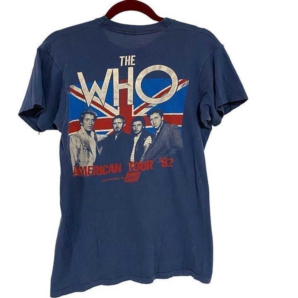 The Who 1982 American Tour Vintage T-Shirt Large - image 2