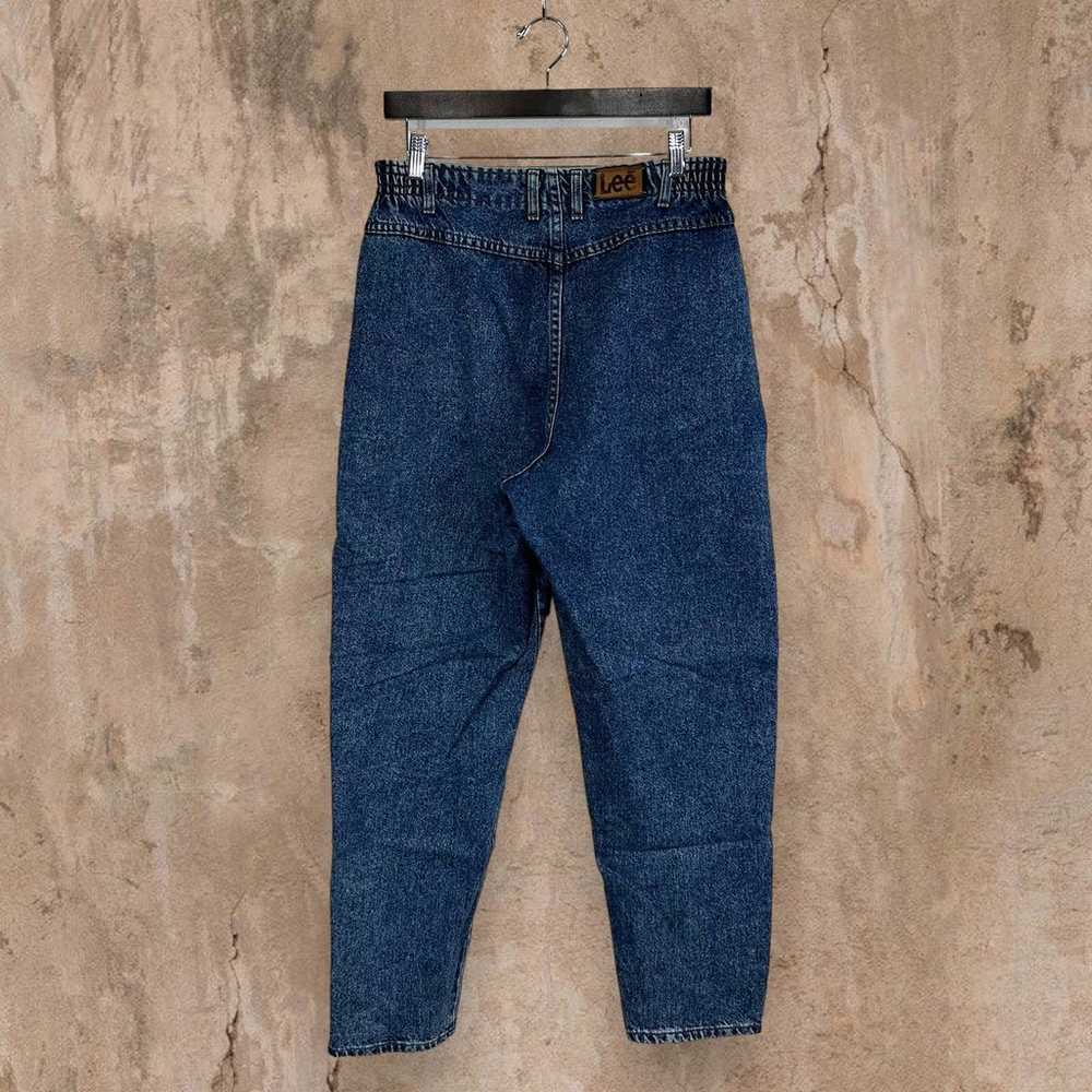 Vintage Lee MR Jeans Dark Wash Denim Union Made i… - image 2
