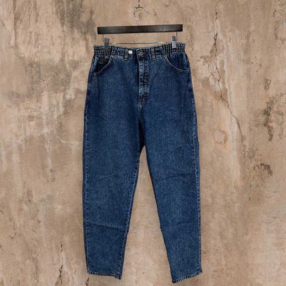Vintage Lee MR Jeans Dark Wash Denim Union Made i… - image 3