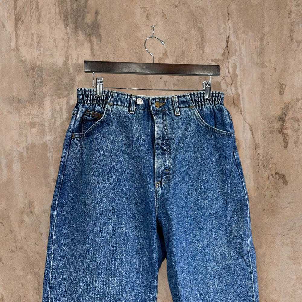 Vintage Lee MR Jeans Dark Wash Denim Union Made i… - image 4