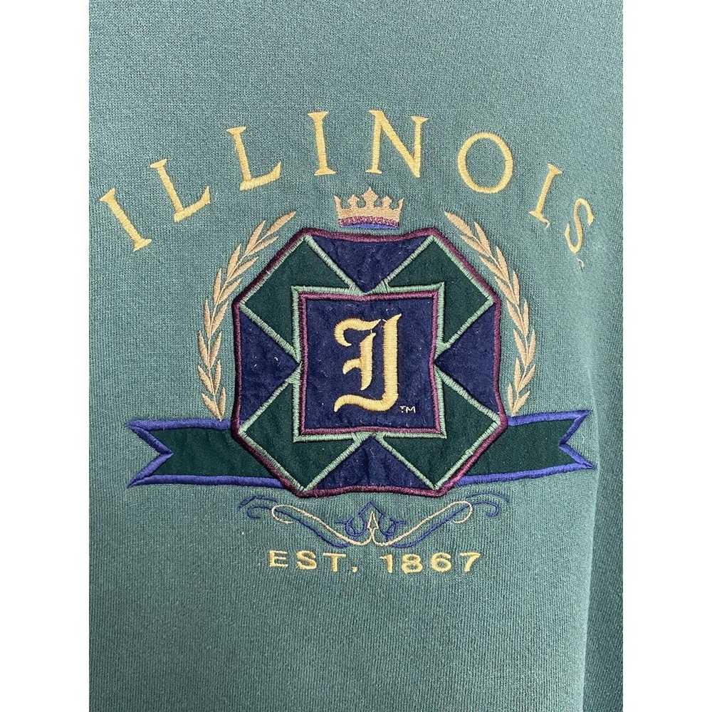 Vintage 2000s Jansport Illinois Crewneck Sweatshi… - image 3