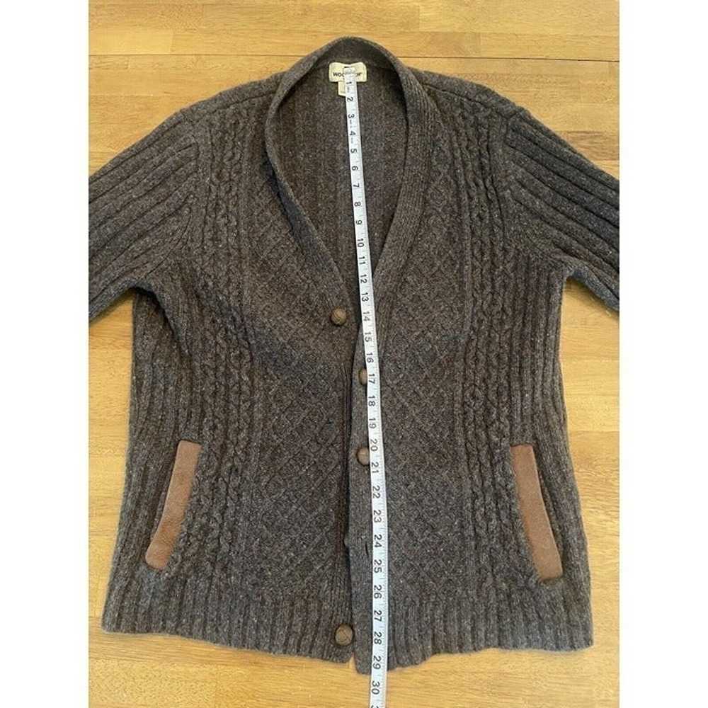 Vintage 90's Woolrich Brown Cardigan Sweater With… - image 3