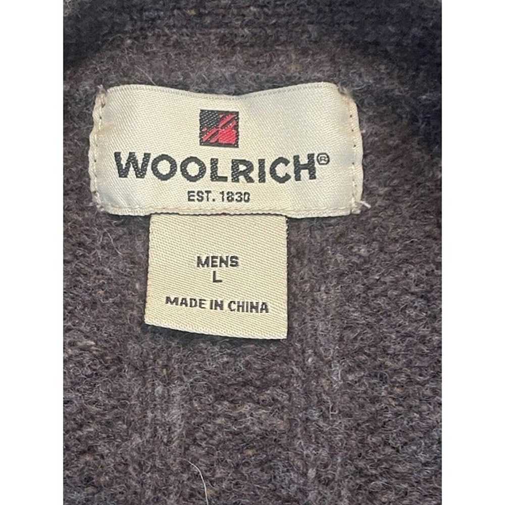 Vintage 90's Woolrich Brown Cardigan Sweater With… - image 5