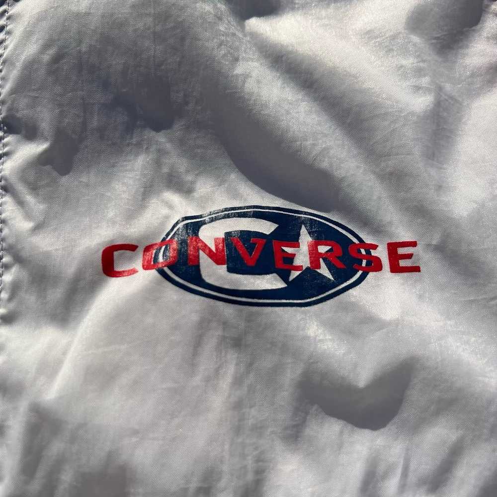 Converse Windbreaker Mens Size Large Blue White R… - image 6