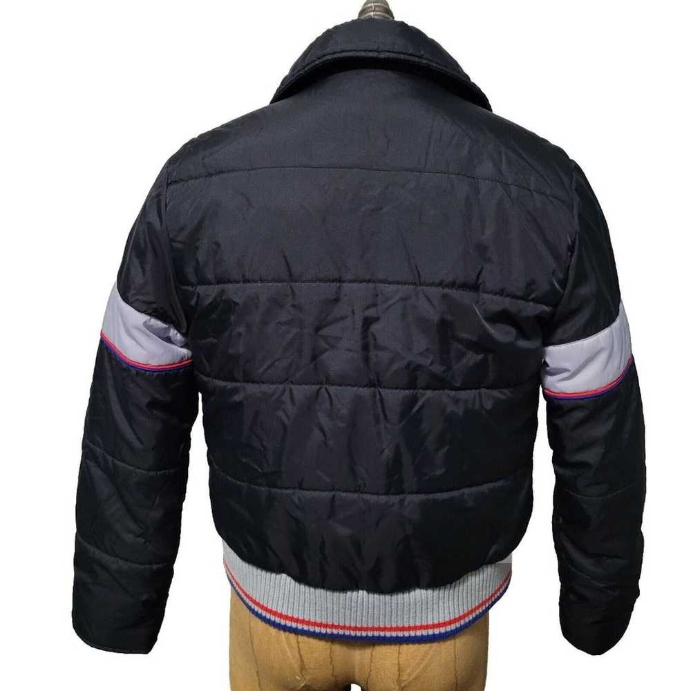Vintage Obermeyer Puffer Jacket, Mens L Black/Gra… - image 2