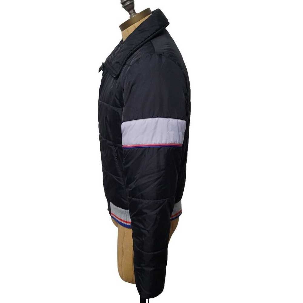 Vintage Obermeyer Puffer Jacket, Mens L Black/Gra… - image 3