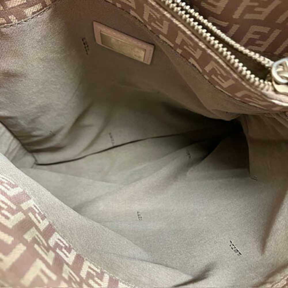 Fendi FENDI Zucchino Tote Bag Shoulder FF Beige P… - image 5