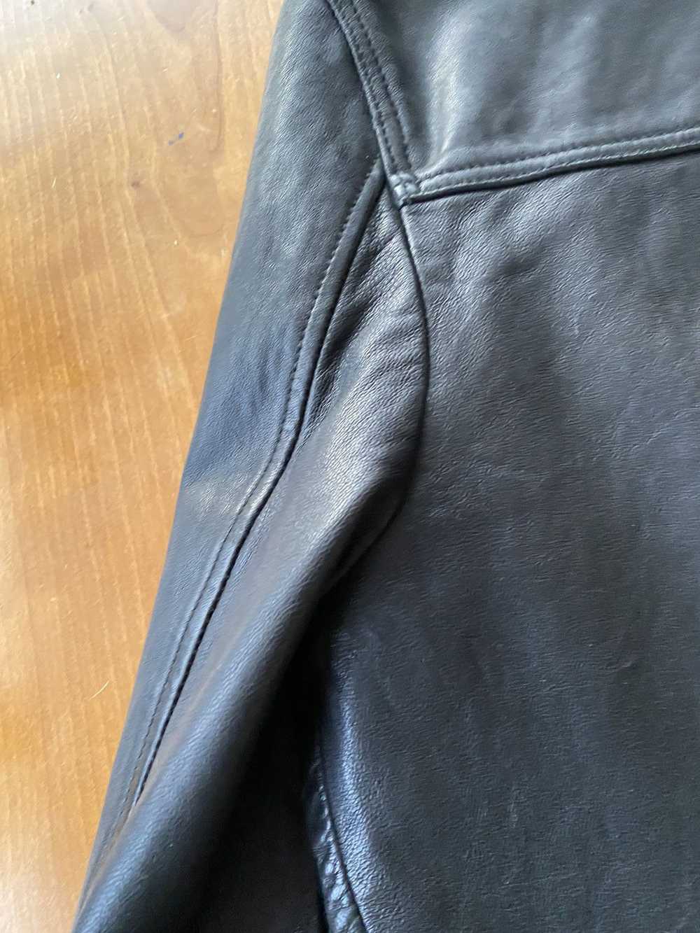 Allsaints AllSaints Black Leather Jacket | Maya J… - image 10