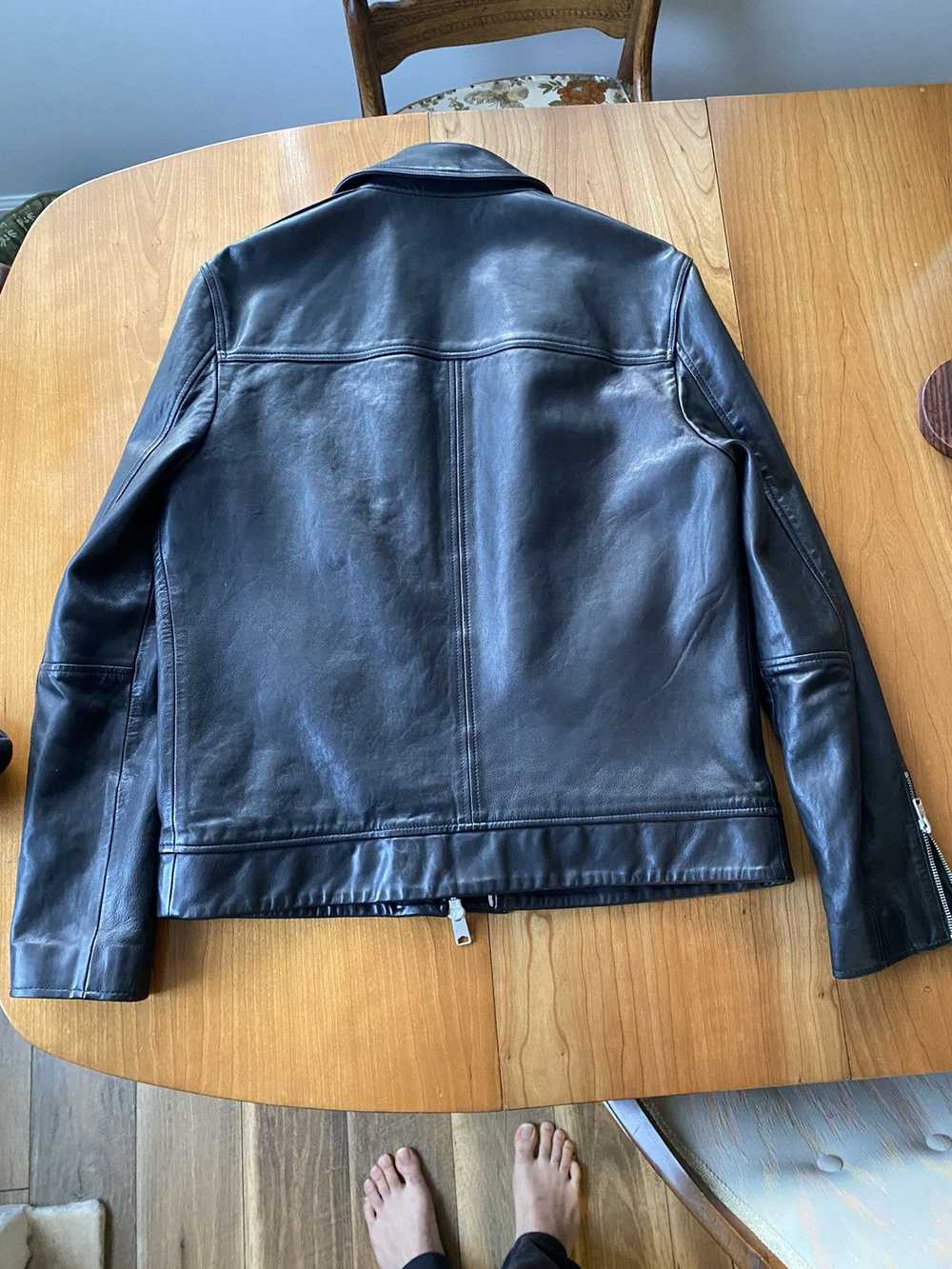 Allsaints AllSaints Black Leather Jacket | Maya J… - image 7