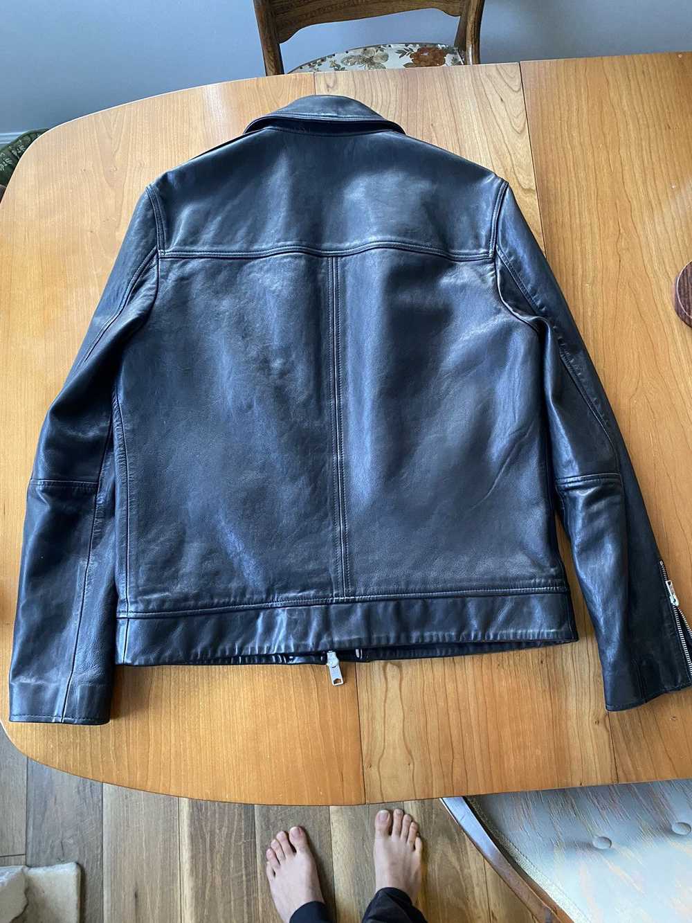 Allsaints AllSaints Black Leather Jacket | Maya J… - image 8