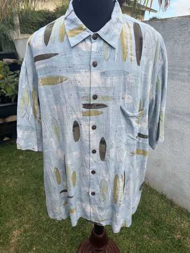 Hawaiian Shirt Kahala Hawaiian Print Full Button M