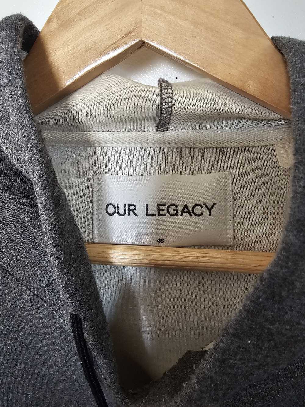 Our Legacy Dark Grey Scuba Hoodie - image 3