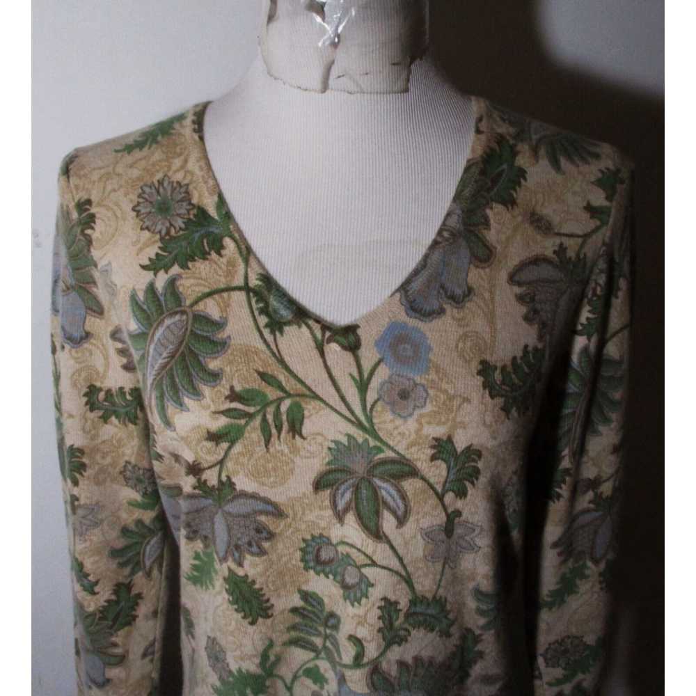 Vintage Women's CHARTER CLUB Green 100% Cashmere … - image 2