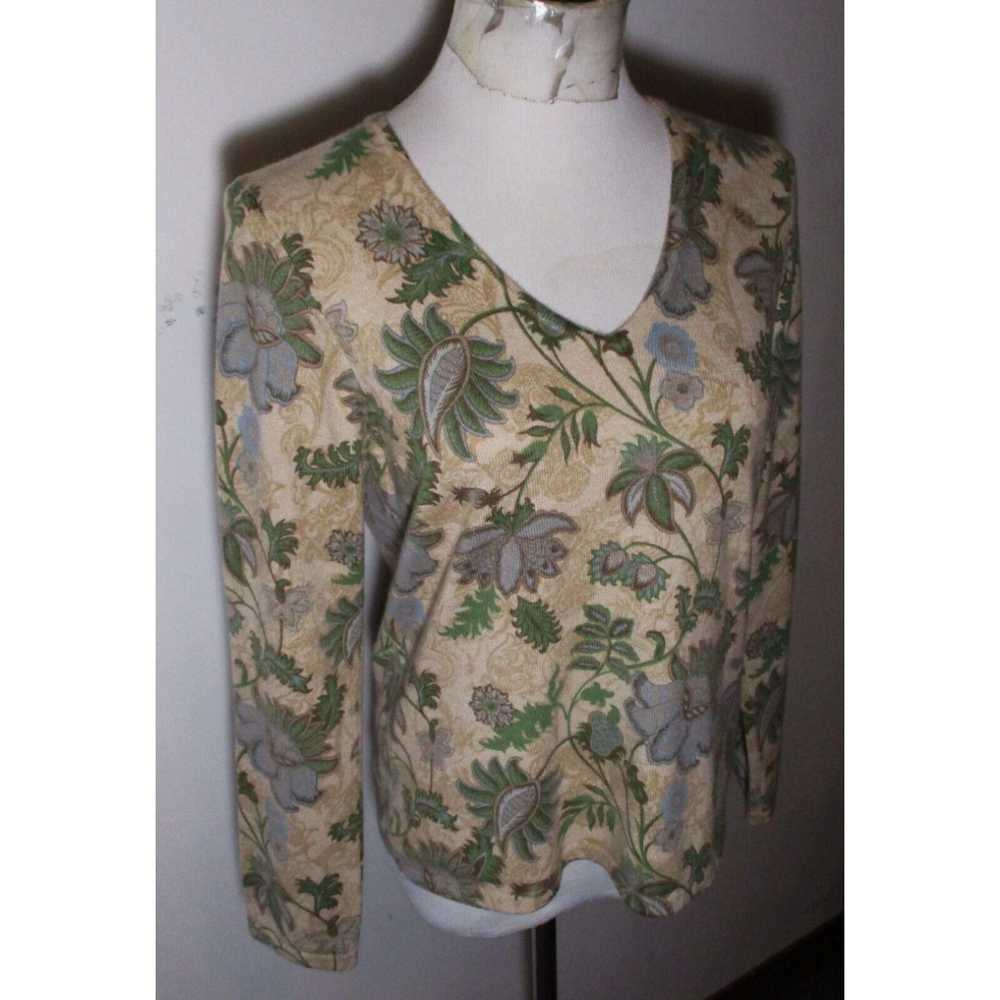 Vintage Women's CHARTER CLUB Green 100% Cashmere … - image 3