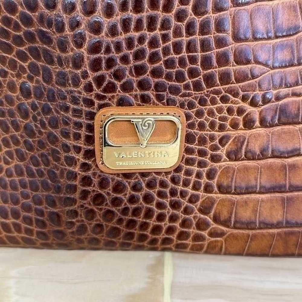 Valentina Tradizione Italians Genuine Leather Tote - image 7