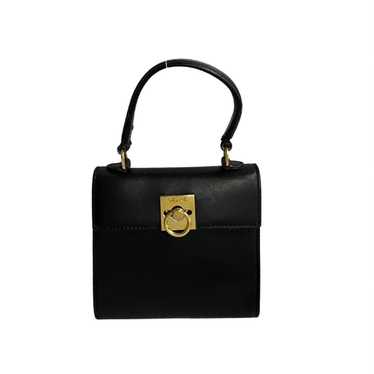 Celine CELINE Ring Hardware Calf Leather Handbag … - image 1