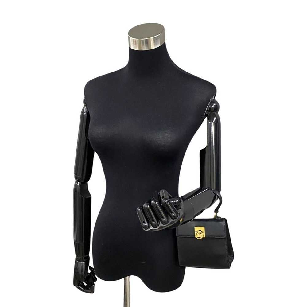 Celine CELINE Ring Hardware Calf Leather Handbag … - image 2
