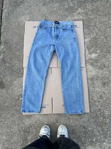 Menace Menace M Embossed Denim Jeans - image 1
