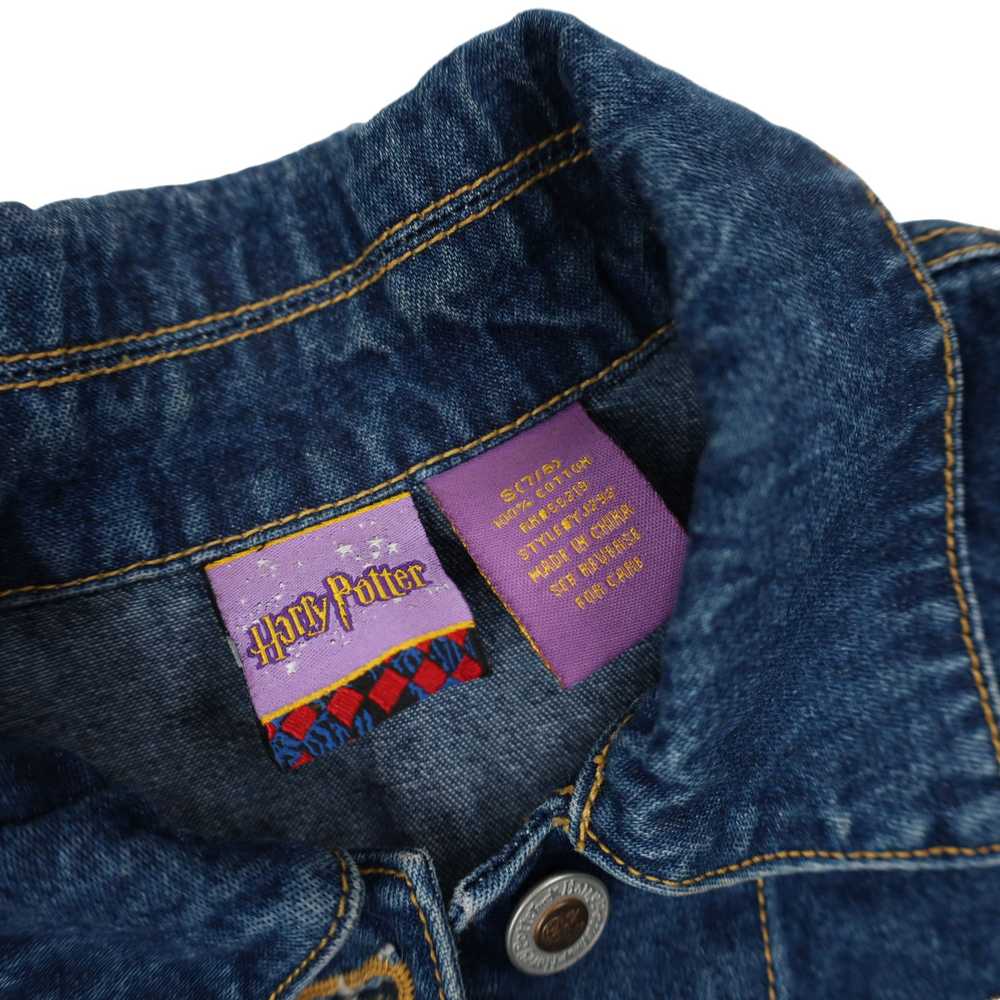 Vintage Vintage Y2k Harry Potter Hedwing Denim Ja… - image 4